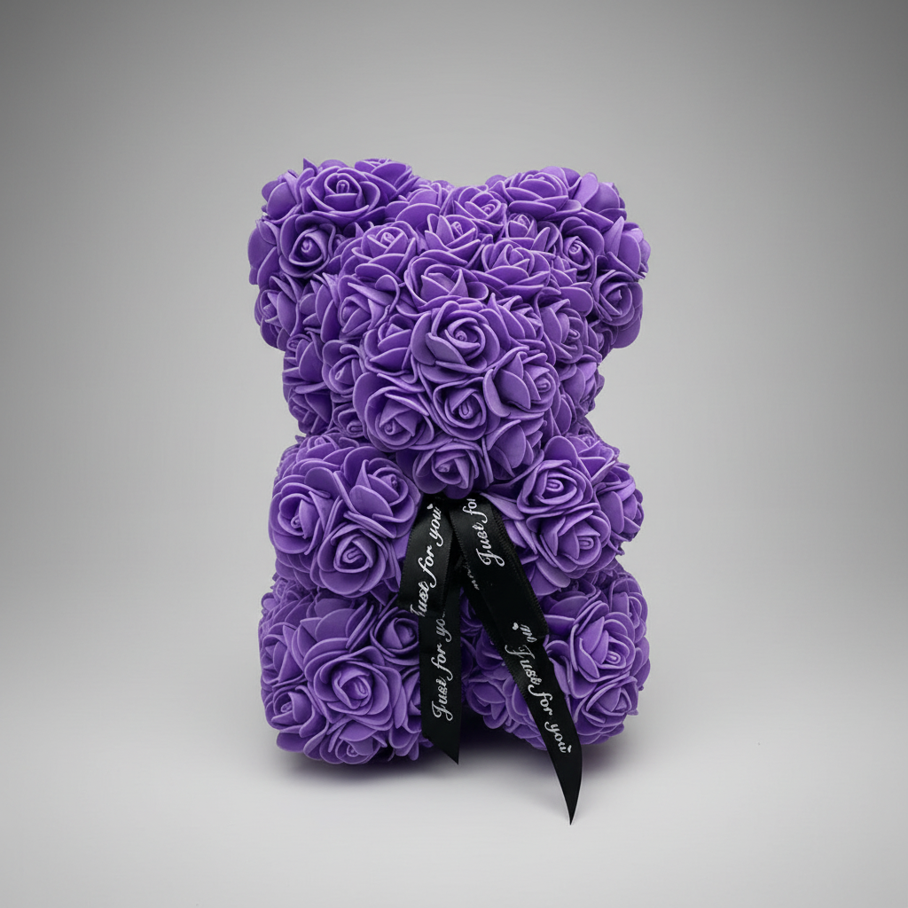 Rose Bear Artificial Flower Teddy