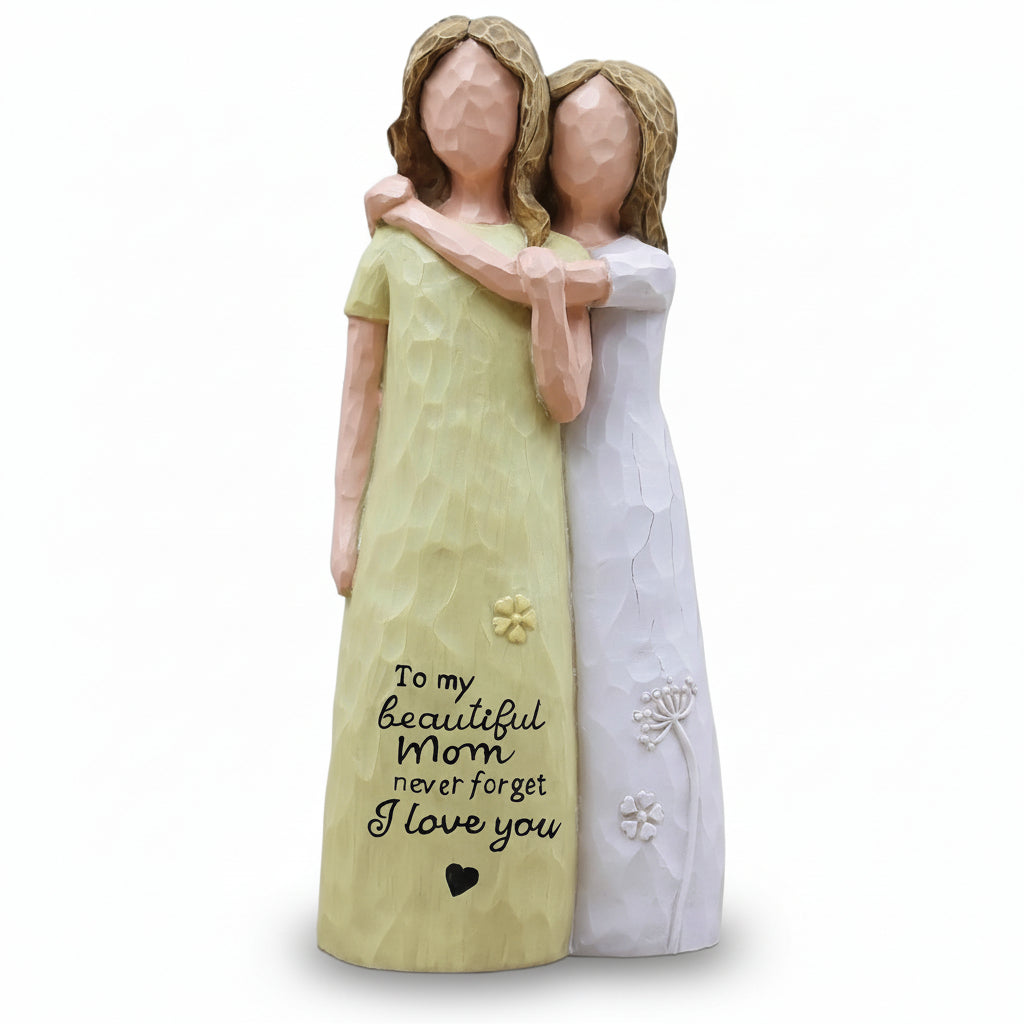 Mother & Daughter Sculpture Figurine