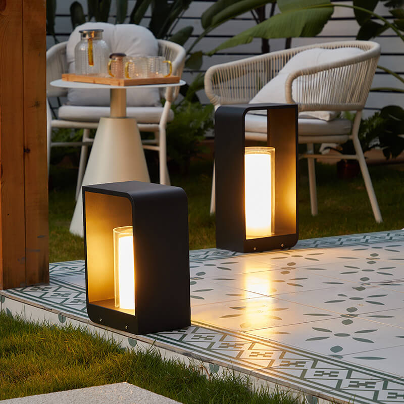 Modern Square Solar Outdoor LED Light