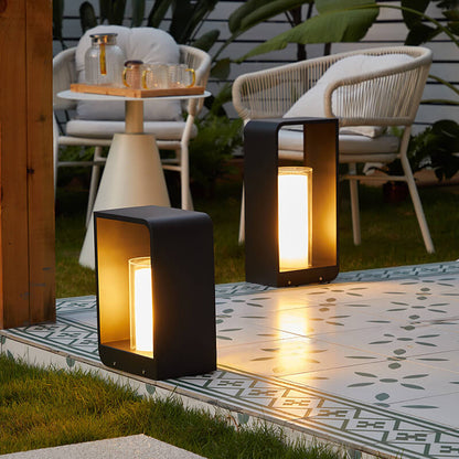 Modern Square Solar Outdoor LED Light
