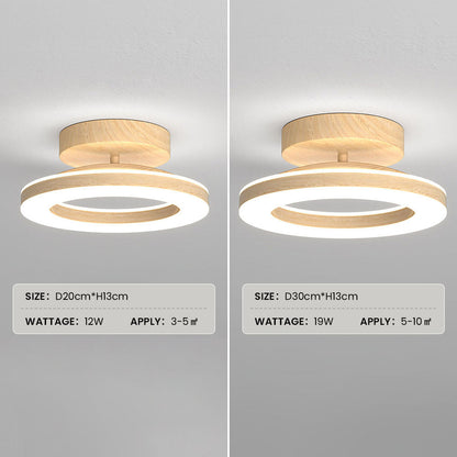 Acrylic Round LED Hallway Light