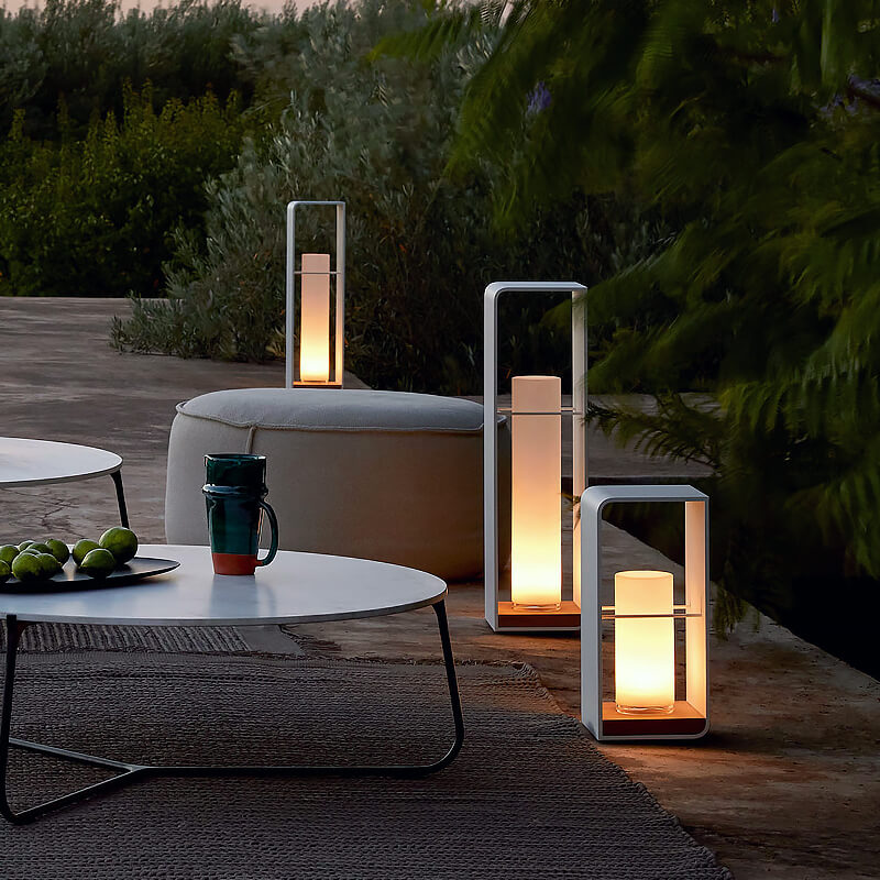 Modern Square Solar Outdoor LED Light