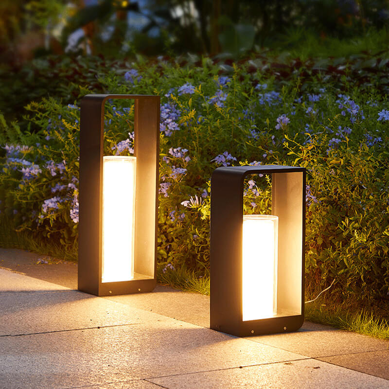 Modern Square Solar Outdoor LED Light
