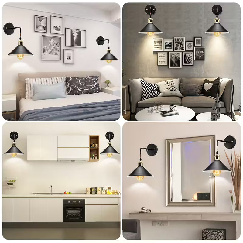 Oil-Rubbed Industrial Wall Sconce