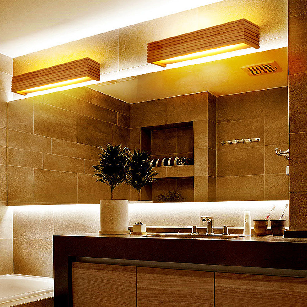 Wooden Minimalist LED Wall Lamp
