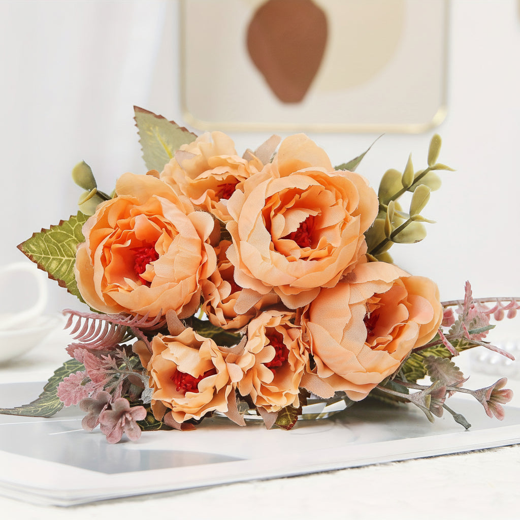 Artificial Peony Flower Bouquet