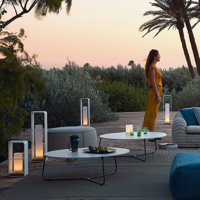 Modern Square Solar Outdoor LED Light