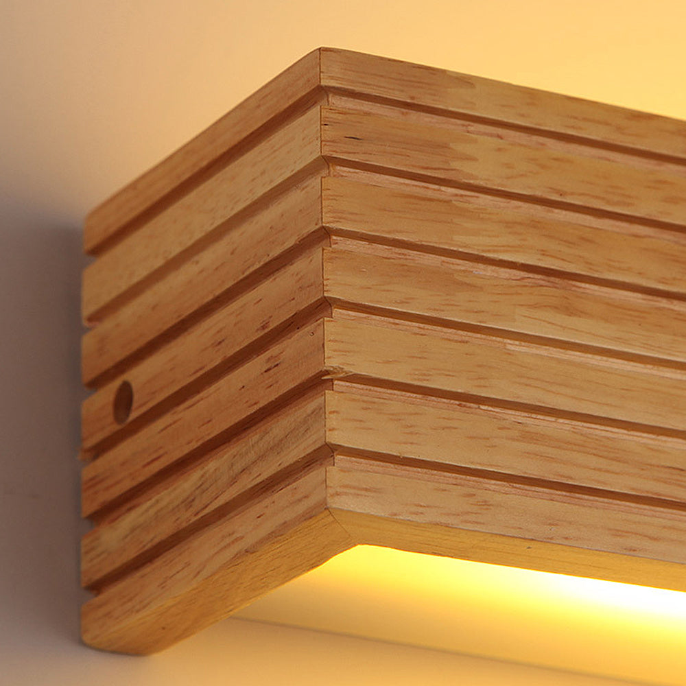 Wooden Minimalist LED Wall Lamp