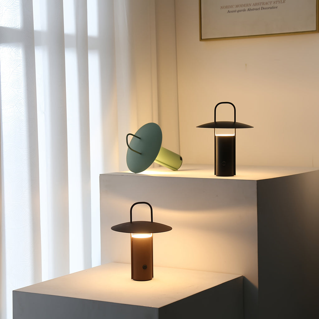 Wireless Metal Touch Table Lamp