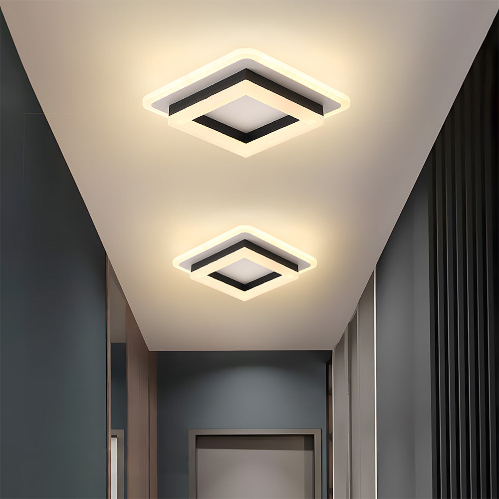 Square LED Flush Ceiling Light