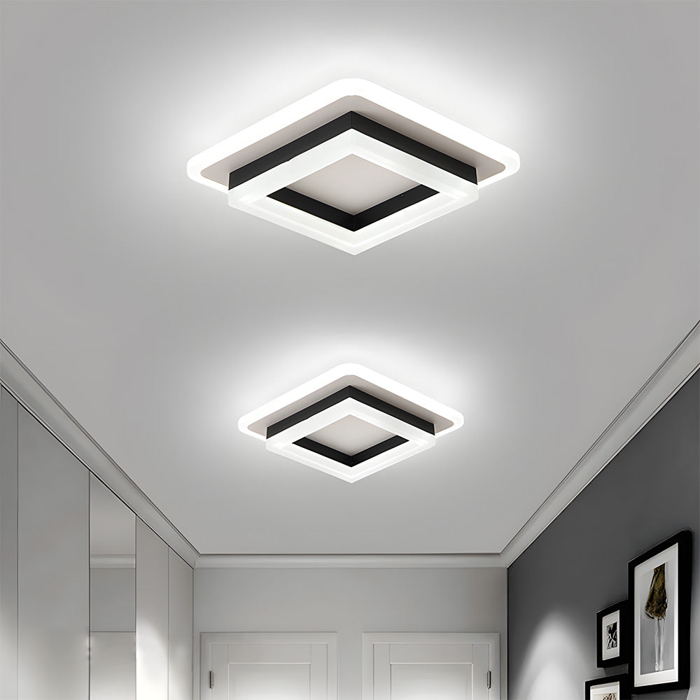 Square LED Flush Ceiling Light