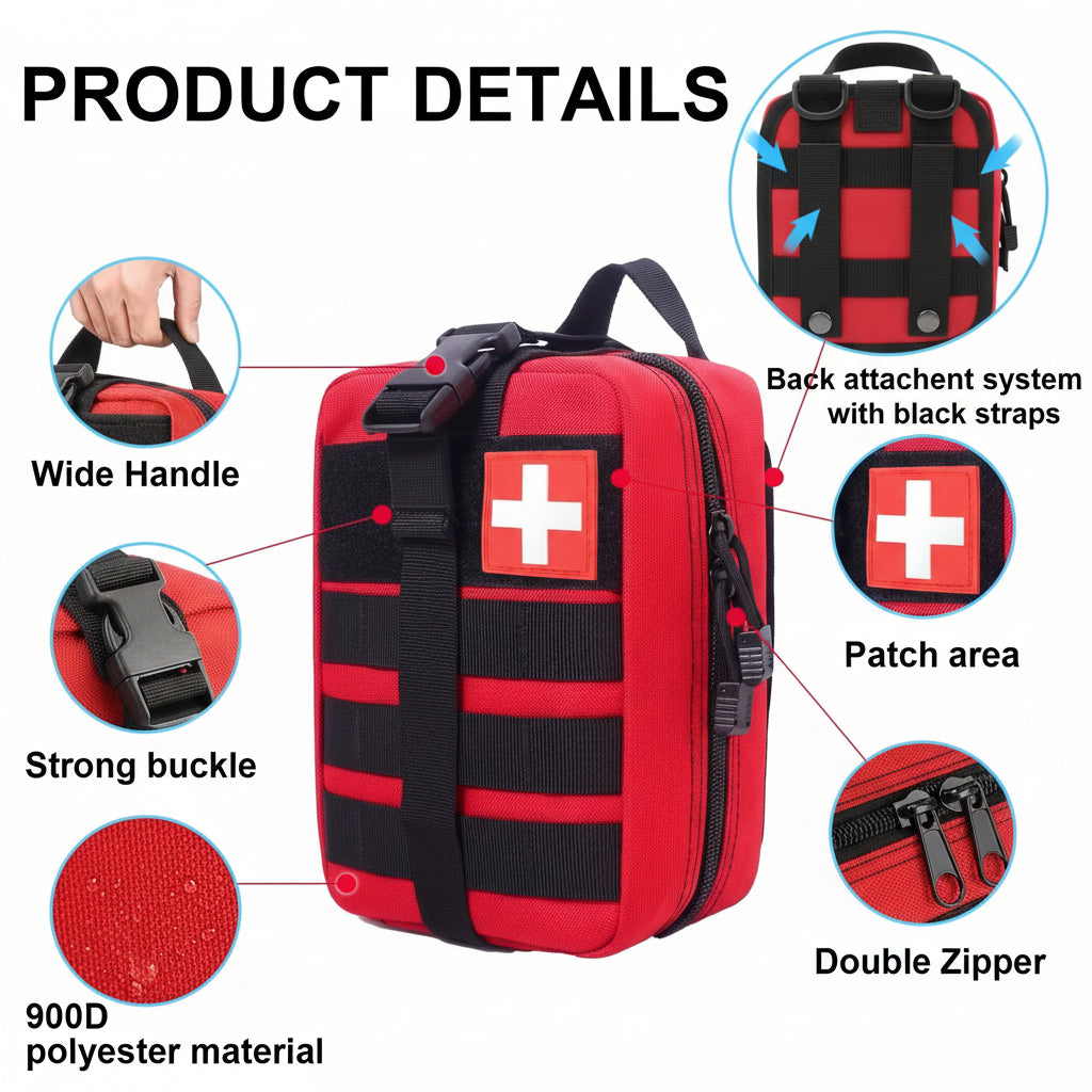 Portable Emergency Survival First Aid Kit