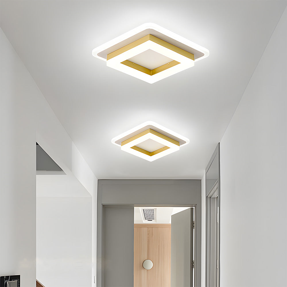 Square LED Flush Ceiling Light