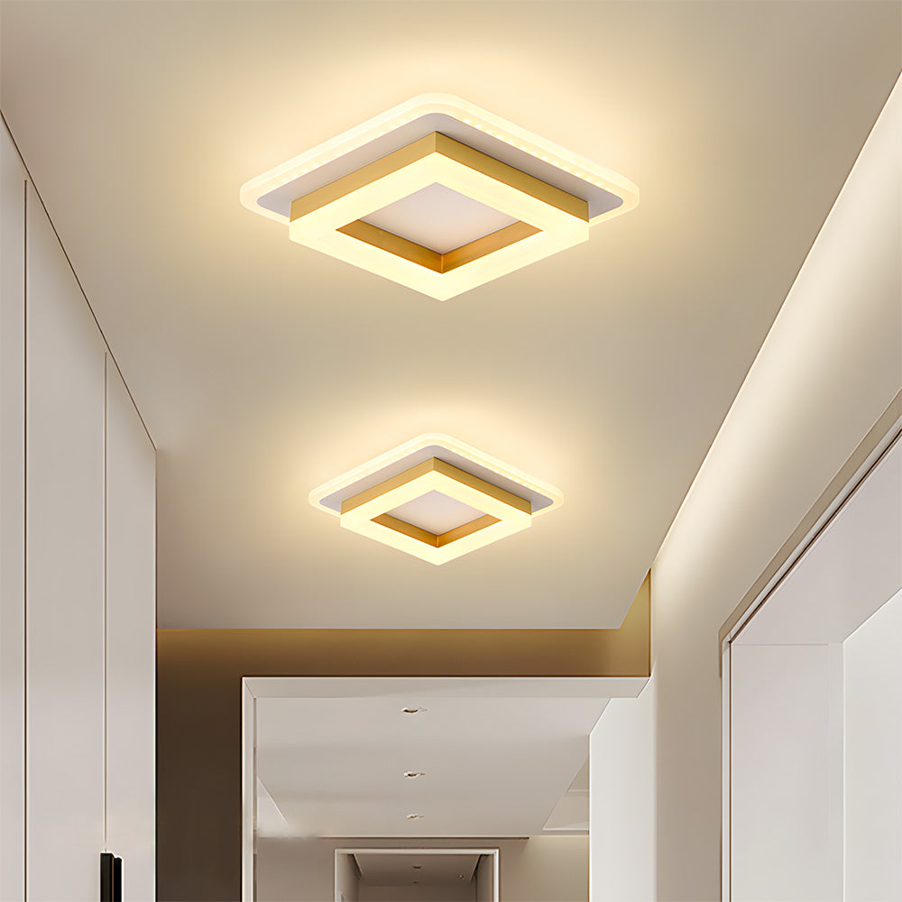 Square LED Flush Ceiling Light