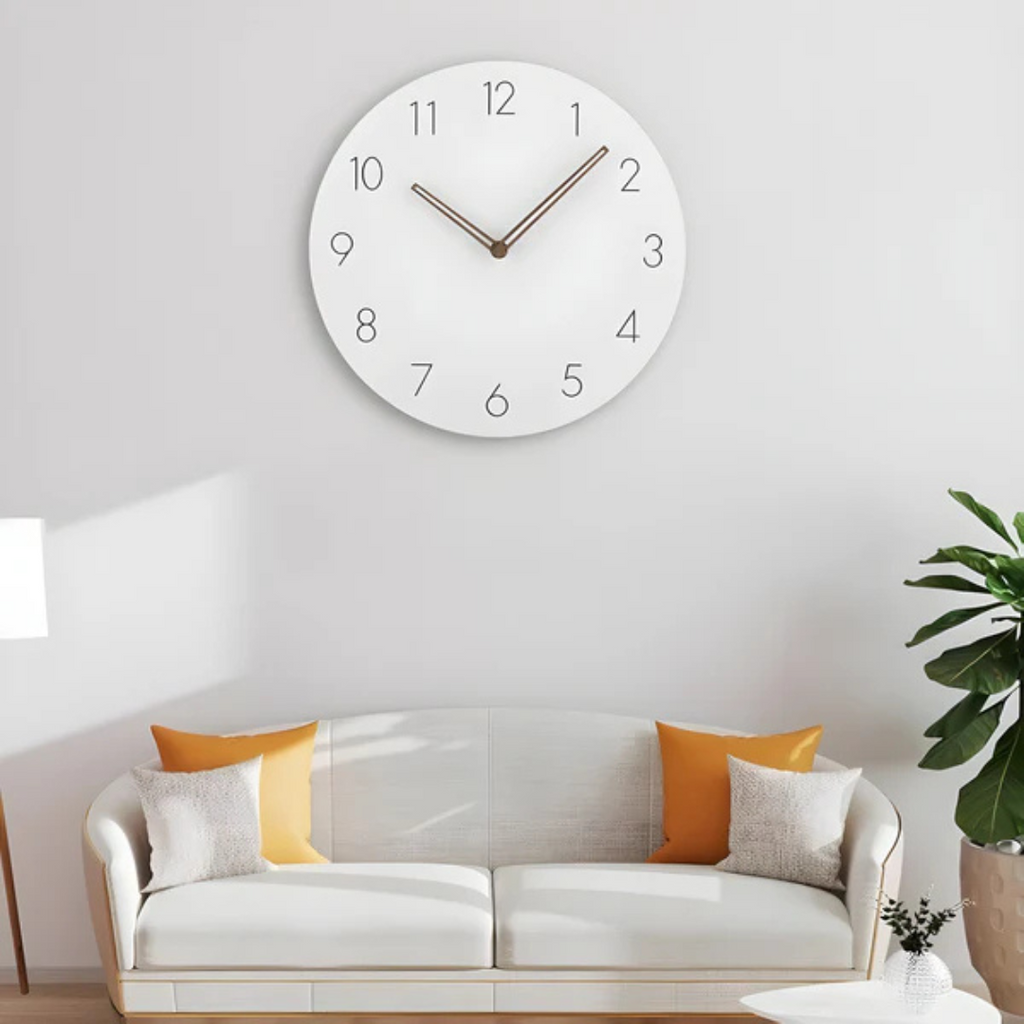 Nork Minimalist Wood Wall Clock