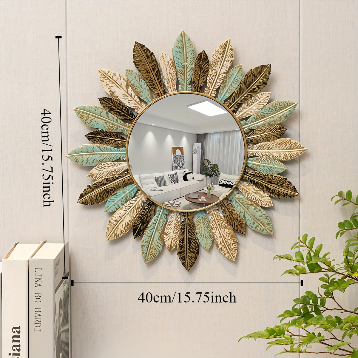 Sunburst Bohemian Wall Mirror