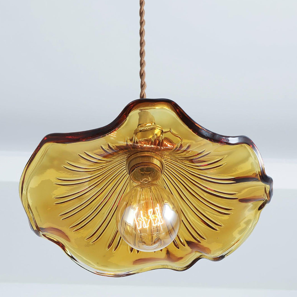 Flower Glass LED Pendant Light