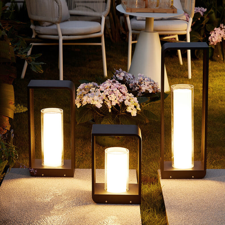 Modern Square Solar Outdoor LED Light