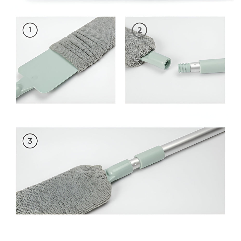Retractable Gap Cleaning Microfibre Mop