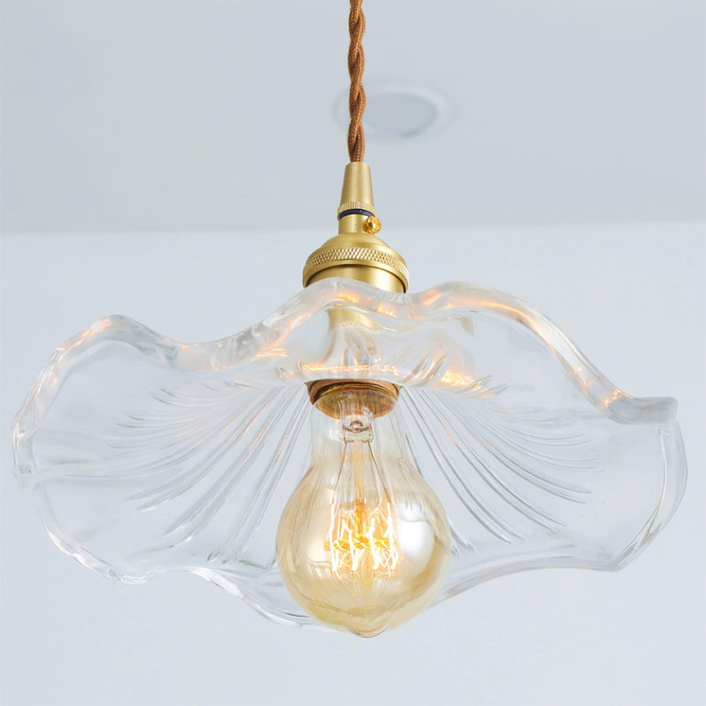 Flower Glass LED Pendant Light