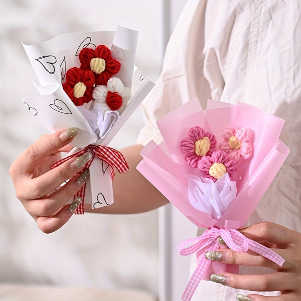Mini Wrapped Flower Bouquet Gift