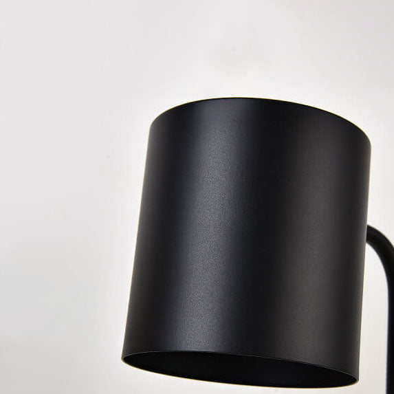 Japanese Wood & Metal Table Lamp