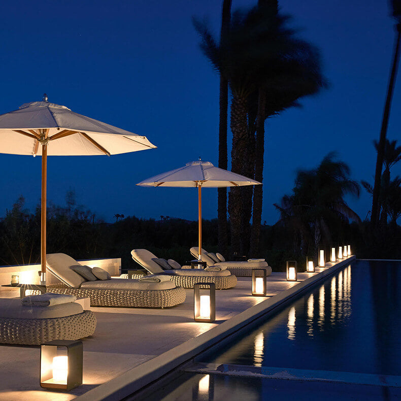 Modern Square Solar Outdoor LED Light