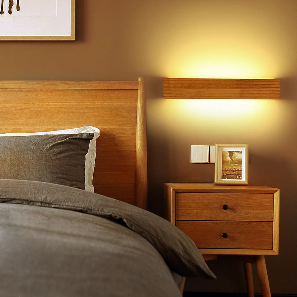 Wooden Minimalist LED Wall Lamp