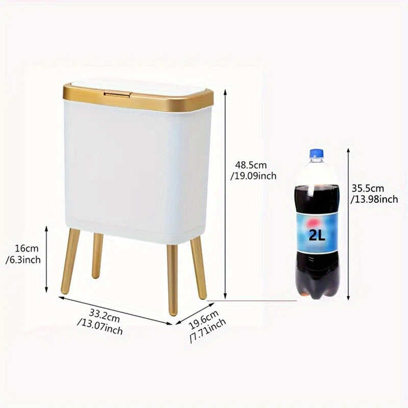 15L Odour Sealing Bin with Elevated Legs