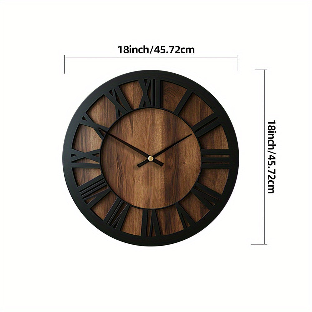 Vintage Roman Numeral Wall Clock