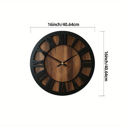 Vintage Roman Numeral Wall Clock