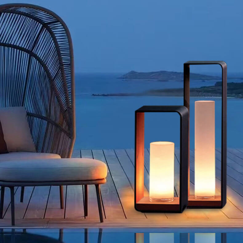 Modern Square Solar Outdoor LED Light