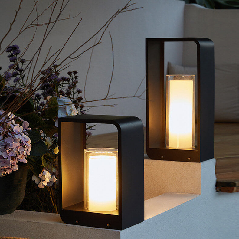 Modern Square Solar Outdoor LED Light