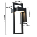Scandinavian Aluminium Outdoor Wall Light