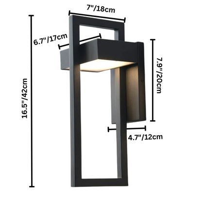 Scandinavian Aluminium Outdoor Wall Light