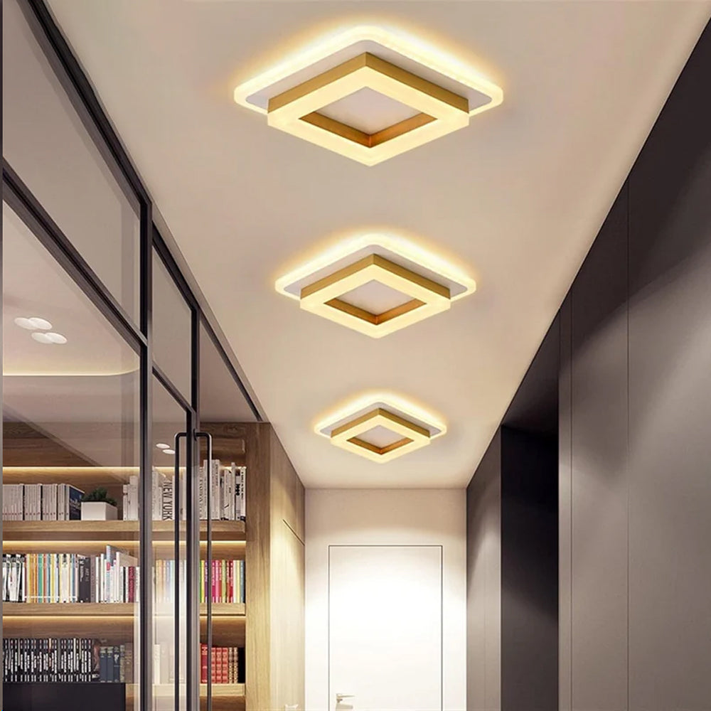 Square LED Flush Ceiling Light