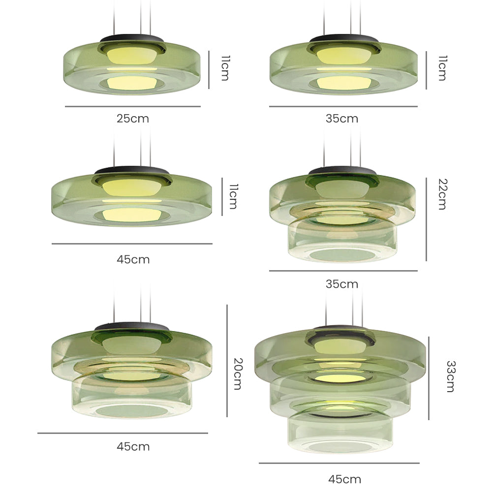 Bauhaus Glass Pendant Lamp