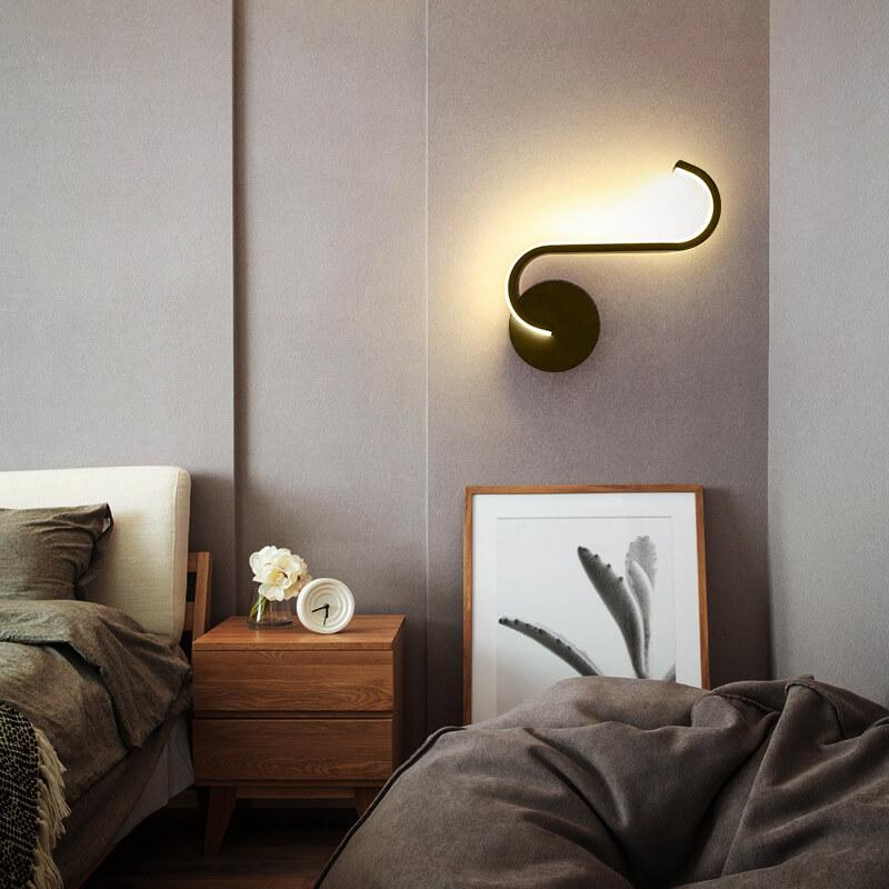 Curves Line LED Arc Wall Light
