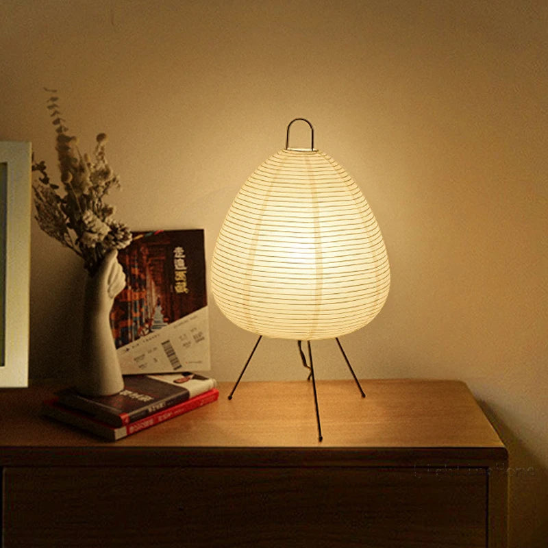 Japanese Rice Paper Zen Table Lamp