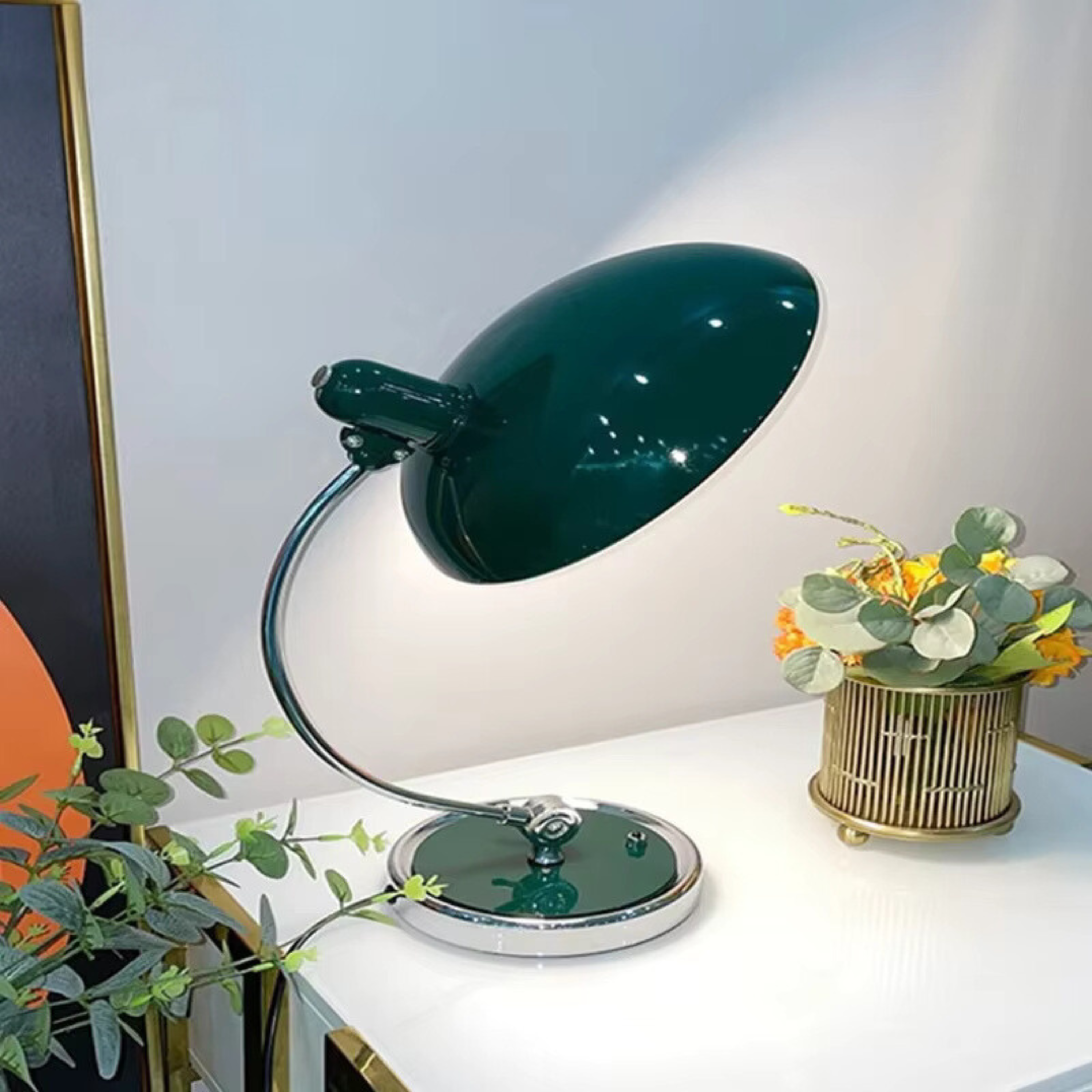 ScandiArc Curved Table Lamp