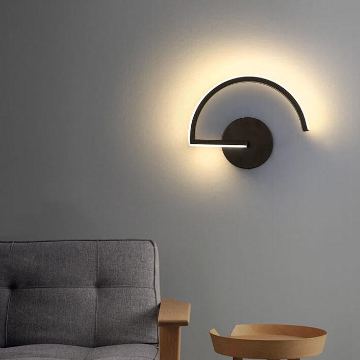 Curves Line LED Arc Wall Light