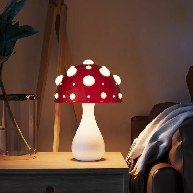 Amanita LED Mushroom Table Lamp