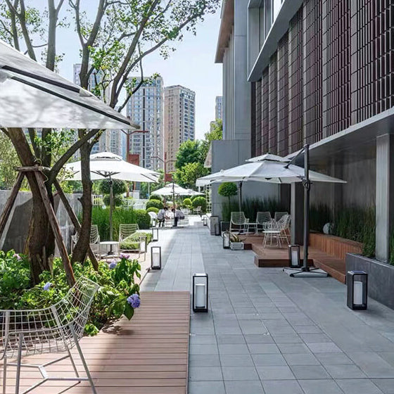 Modern Square Solar Outdoor LED Light