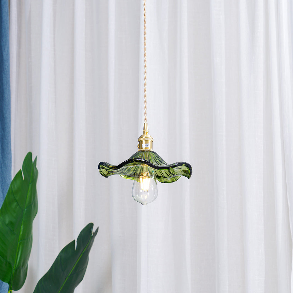 Flower Glass LED Pendant Light