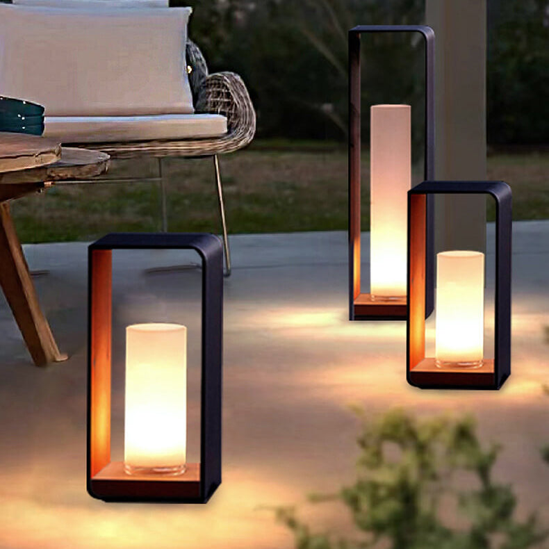 Modern Square Solar Outdoor LED Light