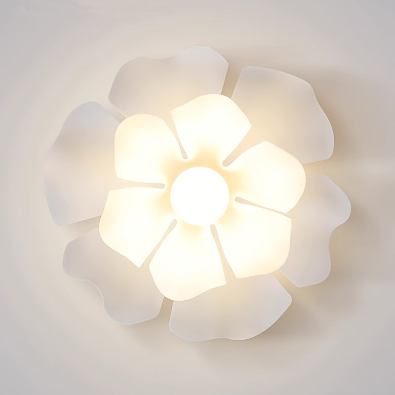 Rose Petal Semi Flush Ceiling Light