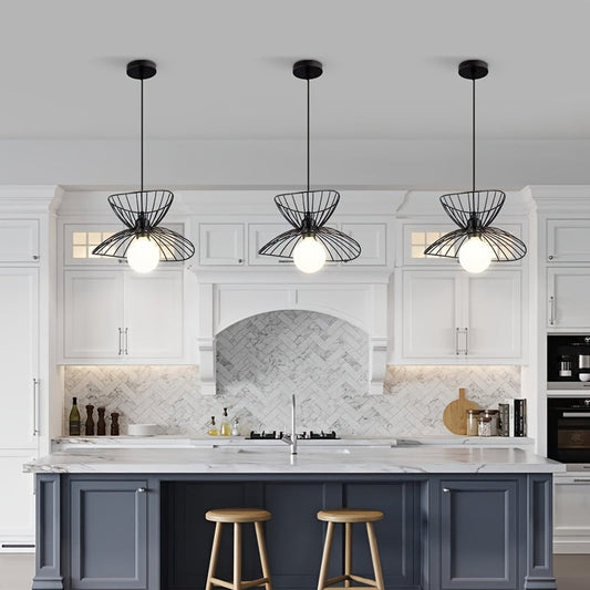 Retro Adjustable Black Pendant Light
