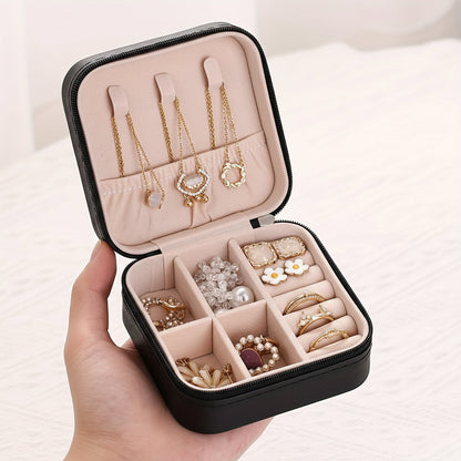 Zipper Travel Jewellery Organiser Case