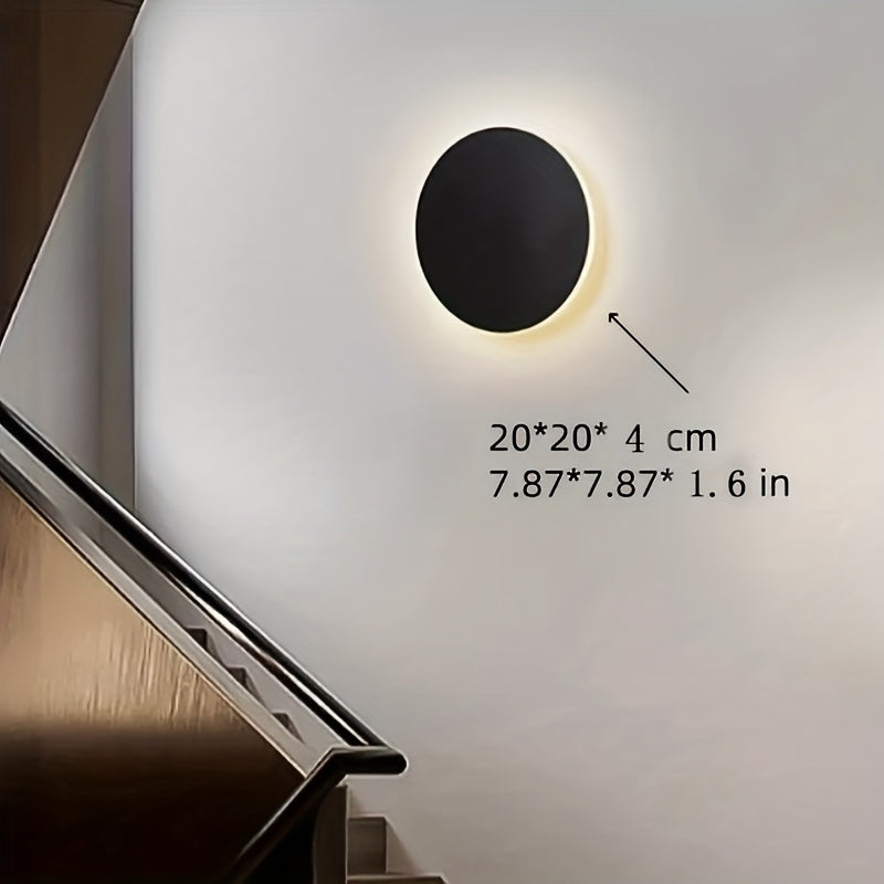 Minimalist Round LED Wall Light