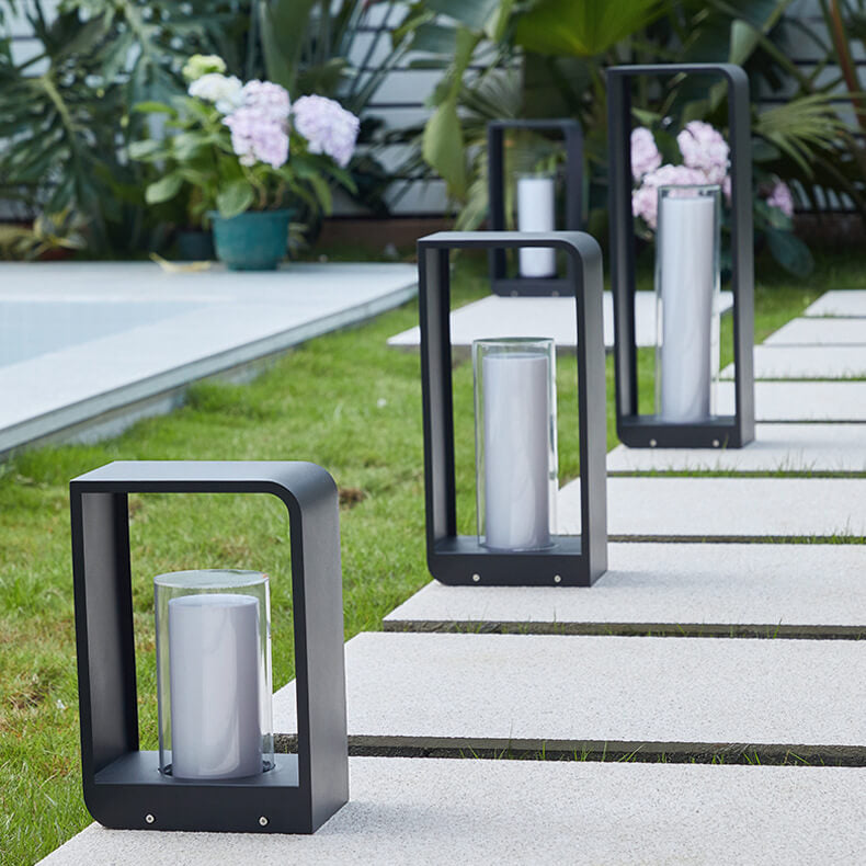 Modern Square Solar Outdoor LED Light